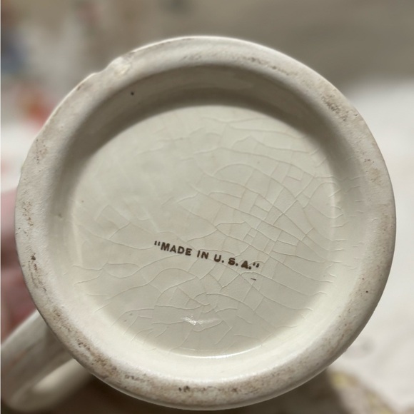 Vintage Cream Ceramic DAL Mug with Crest - Picture 6 of 10